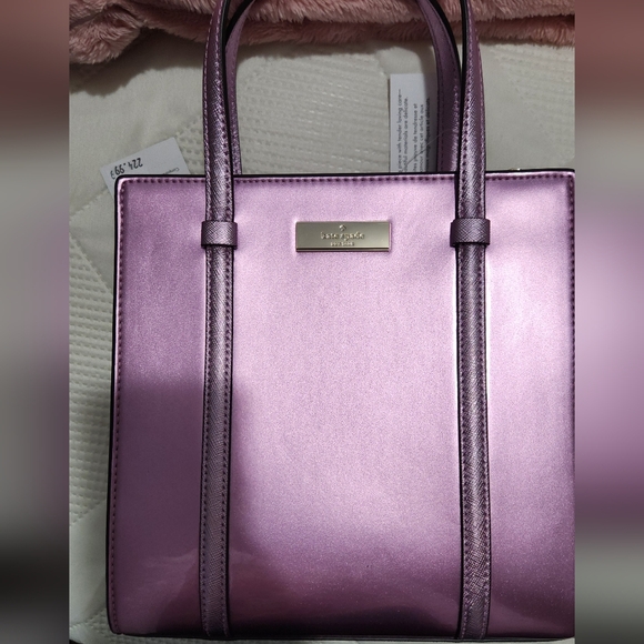 Kate Spade Quartz PINK Structured Tote Bag - Picture 14 of 15